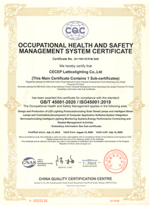 Certificação do sistema de saúde e segurança ocupacional