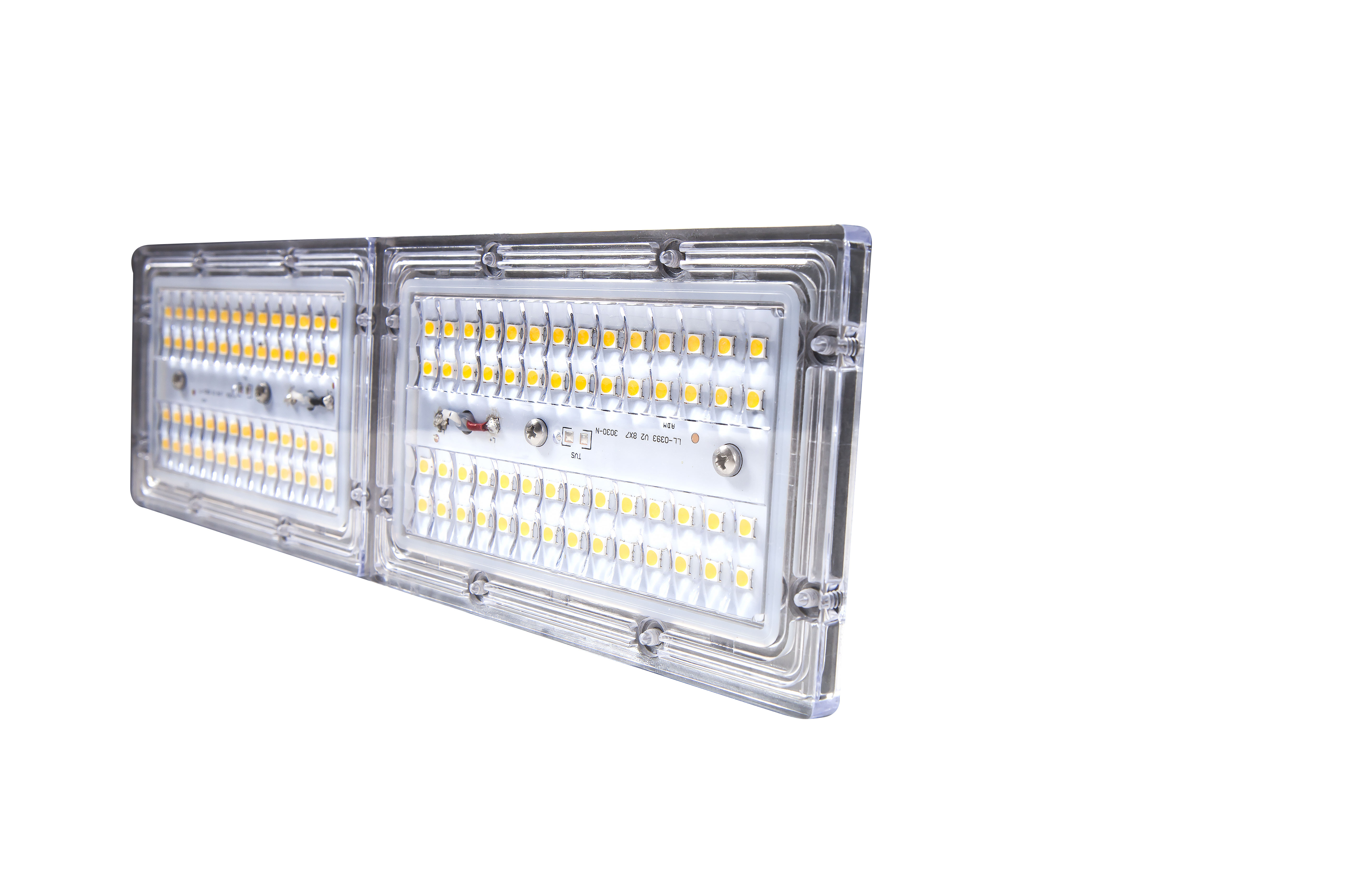 Luz de túnel LED série TE - três módulos (suporte internacional)